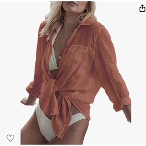 Bsubseach Women Long Sleeve Beach Shirt